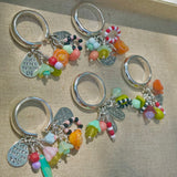 Cha Cha sterling silver beaded ring ROUNDS (B)