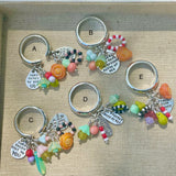Cha Cha sterling silver beaded ring OVALS (D)